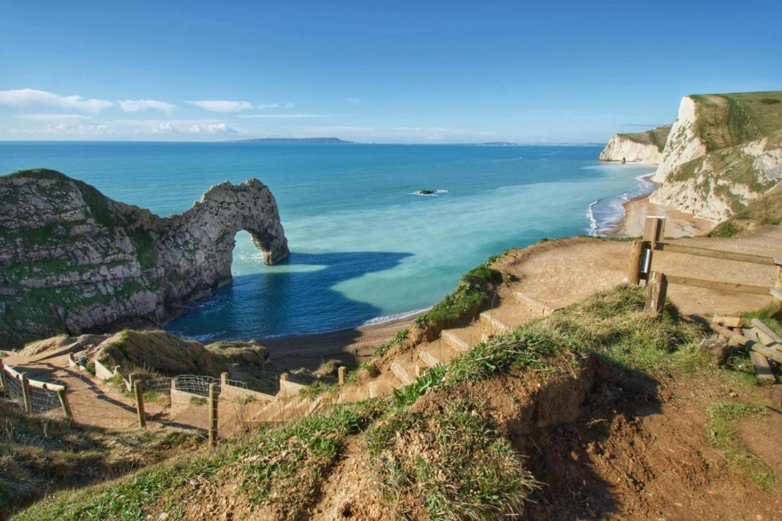 Emma'S Sea View 2-Bedroom Caravan At Durdle Door Near Wareham Dorset West Lulworth Exterior foto